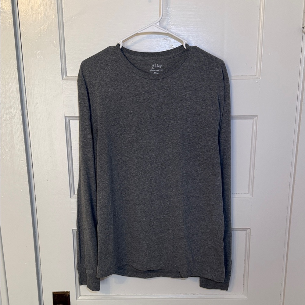 J. Crew Charcoal Long Sleeve Tee